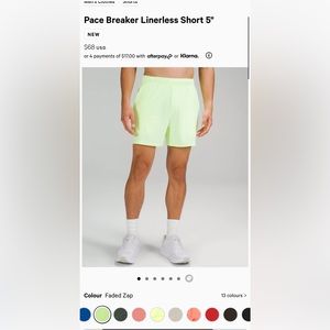 (EXCELLENT CONDITION) Light Green Pace Breaker Shorts